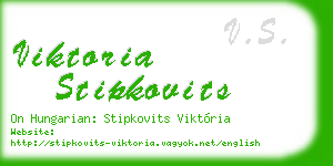 viktoria stipkovits business card