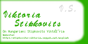 viktoria stipkovits business card